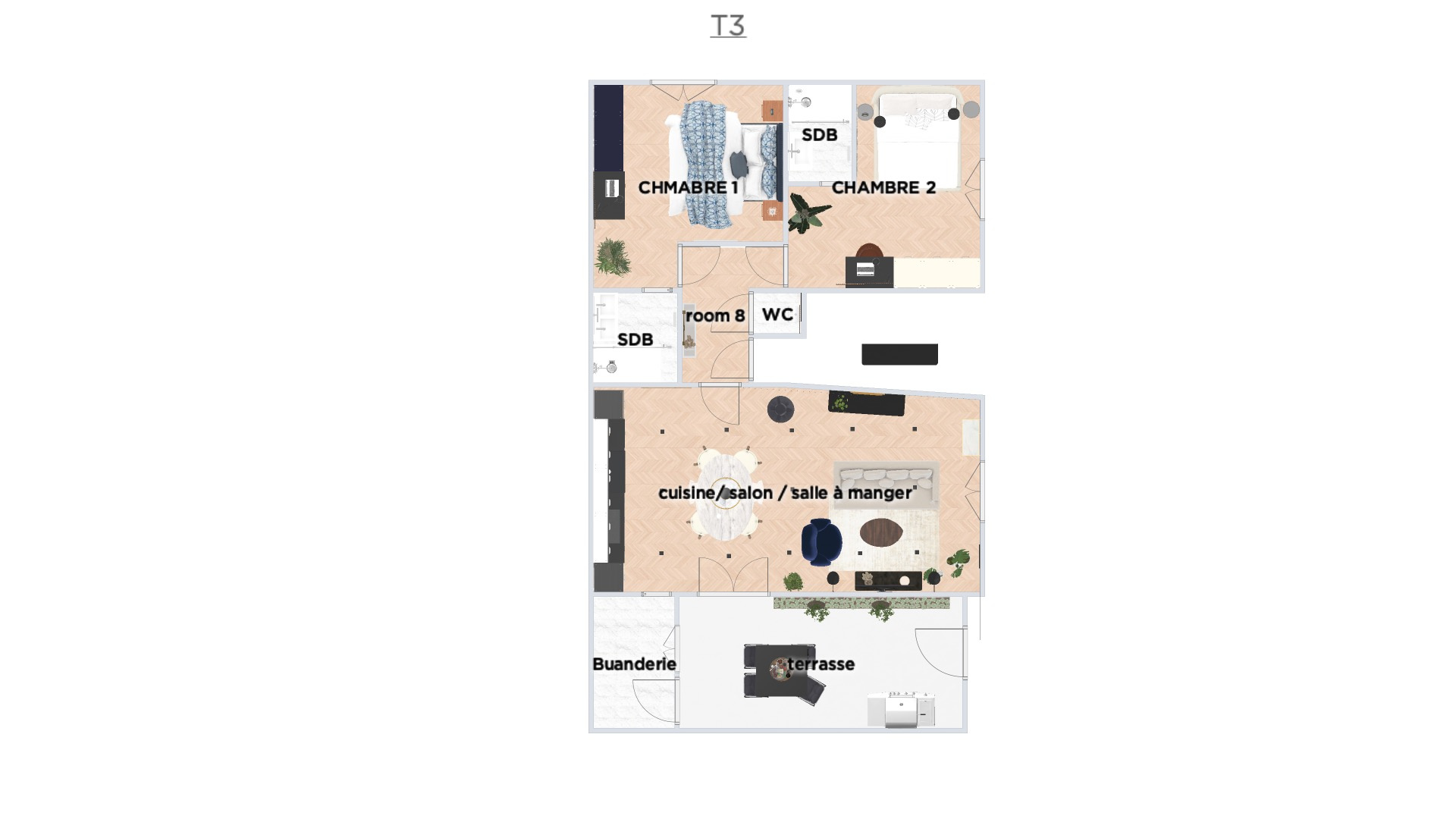 Damonte Achat appartement - Réf n° 1_19438